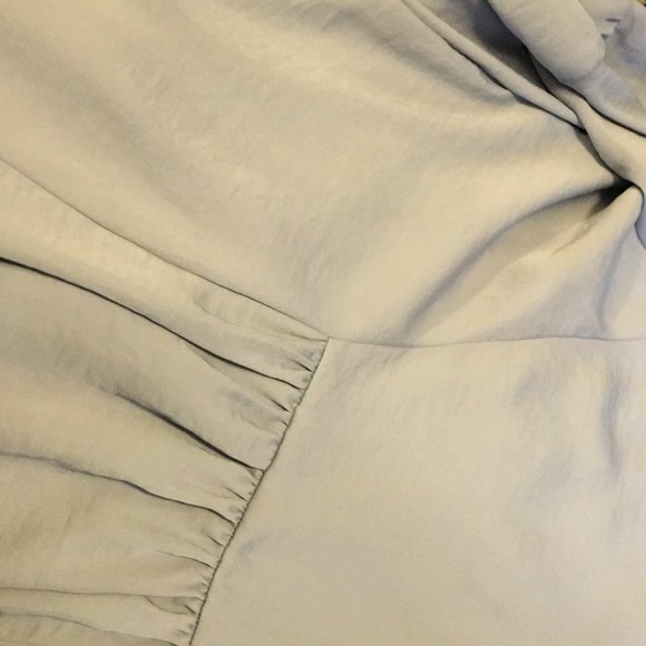 Vince Camuto Lavender Ruffled Poet Blouse - Picture 7 of 11